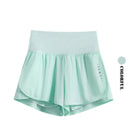 DRUR 2pcs Yoga Set Women Summer Sports Suit 2 Piece Sportswear Outfits Female Short Sleeve Fitness Tops Running Shorts Sets New