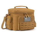 Outdoor Tactical Thermal Cooler Bag Heavy Duty Lunch Box Work Leakproof Insulated Durable Lunch Bag for Men Meal Camping Picnic
