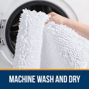 HAPIHAPPY New Chenille Bathroom Rug Mat Extra Soft Thick Absorbent Shaggy Bath Mats Non-Slip Machine Wash Dry Plush Bath Rugs