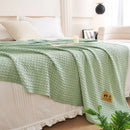 100% Bamboo Fiber Blanket Cooling Antibacterial Towel Quilt Summer Solid Color Bedding For Children Single Double Bed Blanket