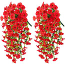Artificial Flower New Artificial Hanging Flowers and Plants Easter Decoration 2025 UV-resistant and Realistic Room Decor Wedding