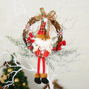 30CM Christmas Decoration Garland Front Door Window Decoration Christmas Wreath Pendant Ornament Navidad New Year Party Supplies