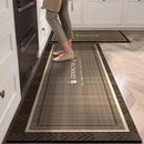 Kitchen Carpet Waterproof Floor Mat Pvc Leather Oil-proof Foot Mats Non-slip Long Carpets British Style Home Decor Rugs 주방러그