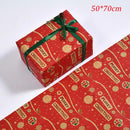 1PC Christmas Gift Wrapping Paper DIY Crafts Kraft Paper for Christmas New Year Party Packaging Decoration