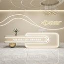 Beauty Salo Modern Reception Desks Decoration Accessories Reception Desk Luxury Escritorio De Recepcion Commercial Furniture