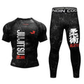 MMA Compression Fitness Wear Men Jiu Jitsu Rashguard Sportsuit Muay Thai MMA Shorts Rash Guard Boxing Shirts Bjj Gym Clothing