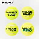 HEAD Professional Tennis Ball /TEAM Tour XT  Pro/ Training Ball Match High Elasticity Resistant Durable Excesice 3/4Pcs Lot