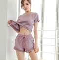 Running set for women summer fitness wear yoga exercise  popular quick-drying thin slimming breathable outdoor morning run