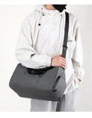 Solid Fitness Bags Zipper Large Capacity Oxford Travel Bags  Thickened Fabric High Capacity Waterproof Luggage Sports Bags