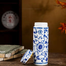 Ceramic Water Glasses Porcelain Insulated Cup Enamel Chinaware Thermos Mug Pottery Heat Preservation Portable Busine Capacity ML