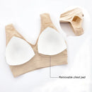 1 Pcs Women's Breathable Sports Vest Bra Sweat-absorbent Shockproof Pad Sports Top Track And Field Gym Running Fitness