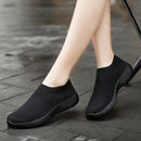 Women's Shoes Lightweight Breathable Mesh Slip-On Sneakers Black White Sport Running for Casual Party Fashion Ladies Shoes