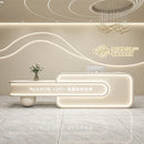 Beauty Salo Modern Reception Desks Decoration Accessories Reception Desk Luxury Escritorio De Recepcion Commercial Furniture