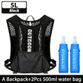 NEWBOLER Breathable Hydration Vest Trail Running Backpacks Lightweight Cycling Run Jogging Marathon Backpack Riding Climbing Bag