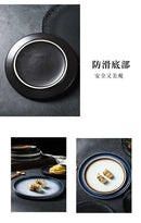 Japanese Style Ceramic Pasta Dish, Steak Plate, Western Cuisine Plate, Household Plate Ins, Tableware for Hotel and Commercial