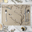 1PC Flower Individuales Placemat For Dining Table Coaster Plum Blossom Home Decoration Accessories Modern Mat Pad