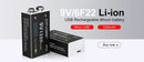 CITYORK 1.5V D Size Battery USB Rechargeable Li-ion Batteries D Lipo R20 LR20 Battery for Gas Stove RC Camera Drone Accessories
