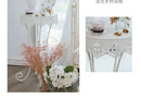 French Style Side Tables White Lace Sofa End Tables for Living Room Bedside Flower Stand Minimalist Balcony Plant Display Rack