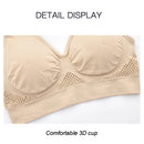 1 Pcs Women's Breathable Sports Vest Bra Sweat-absorbent Shockproof Pad Sports Top Track And Field Gym Running Fitness