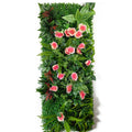 40 * 120CM New Artificial Green Simulated Plant Grid Milan Eucalyptus Wedding Background Wall Decoration