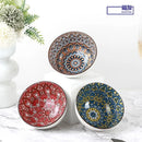 3Pcs Ceramic Bowl Set 4.5-Inch Rice Bowl Microwave Safe Home Dinning & Restaurant High Quality Ceramic Soup Bowl Set
