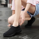Women's Shoes Lightweight Breathable Mesh Slip-On Sneakers Black White Sport Running for Casual Party Fashion Ladies Shoes