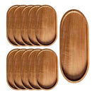 NEW Tableware Solid Wood Round Dessert Plate Japanese-style Wooden Tray Snack Plate Dried Fruit Plate Wooden Plate