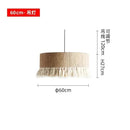 Nordic LED Chandelier Chandelier With Tassels For Bedroom Living Room Kitchen Shop Handmade Rustic Pendant Lamps