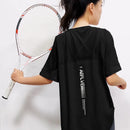 Yoga Clothes Women's Running and Fitness Clothes Hip Covering Long Sports T-shirt Loose Plus Size Short Sleeved Sports Top