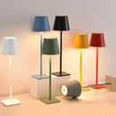 Hotel Cordless Usb Rechargeable Table Lamp Poldina Waterproof Touch Switch Table Lamps for Bedroom Hotel Living Room Restaurant