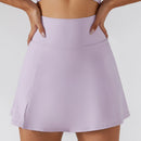 NADANBAO Women Sports Tennis Pleated Skirt Golf Skirt Fitness Shorts High Waist Quick Dry Athletic Running Sport Skort
