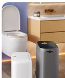 Luxury Bathroom Trash Can Anti Odor Litter Bins with Lid Large Capacity Trash Can Cleaning Kitchen Wastebasket Bathroom Supplies