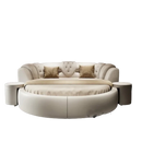 European Style Large Double Bed Round Modern Minimalist Princess Double Bed Luxury Human Camas De Dormitorio Bedroom Furniture