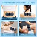 Massageador Elétrico para Pescoço EMS, Estimulador Muscular
