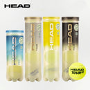 HEAD Professional Tennis Ball /TEAM Tour XT  Pro/ Training Ball Match High Elasticity Resistant Durable Excesice 3/4Pcs Lot