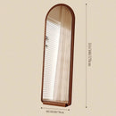 Living Room Attachment Mirror Black Glass Vanity Standing Aesthetic Mirror Dressing Art Nordic Espejo Pared Home Decoration