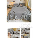 Home Textiles Flannel Blanket Air Conditioning Blanket Thin Spring Summer Fleece Blanket Office Nap  Blanket Multi-size Optional