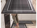 Kitchen Carpet Waterproof Floor Mat Pvc Leather Oil-proof Foot Mats Non-slip Long Carpets British Style Home Decor Rugs 주방러그