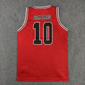 Anime Cosplay Costume Shohoku 10 Sakuragi Green Basketball Jersey Tops Shirt Sport Wear School Basketball Team Uniform