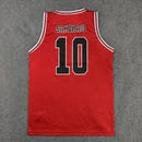 Anime Cosplay Costume Shohoku 10 Sakuragi Green Basketball Jersey Tops Shirt Sport Wear School Basketball Team Uniform