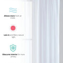 Home Decor White Tulle Sheer Curtains for Living Room Bedroom Dining Decor Window Semi Shading Treatment Voile Drape Luxury Door