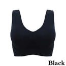 1 Pcs Women's Breathable Sports Vest Bra Sweat-absorbent Shockproof Pad Sports Top Track And Field Gym Running Fitness