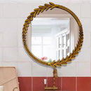 Round Decoration Mirror Clear Unique Creative Restaurant Fashion Chinese Style Mirror Luxury Large Espelho House Decoration