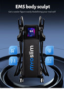 Professional RF MYOSLIM Body Sculpting Machine Electric Fat Burning Slimming Muscle Stimulator 15Tes 6500W 5 Handle Neo