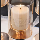 European style glass candle holder decoration light luxury home romantic candlelight dinner decoration