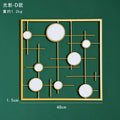 European-style round combination wall decoration mirror wall hanging creative bedroom living room sofa background wall pendant