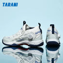 Lightweight Breathable Badminton Shoes Tennis Shoes for Men Women with Rotating Buckle Shock Absorption Non-Slip Sports Shoes