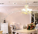 Crystal Beaded Curtain Partition Decorative Curtain Living Room Hanging Curtain Wedding Hotel Backdrop Decoration Curtain